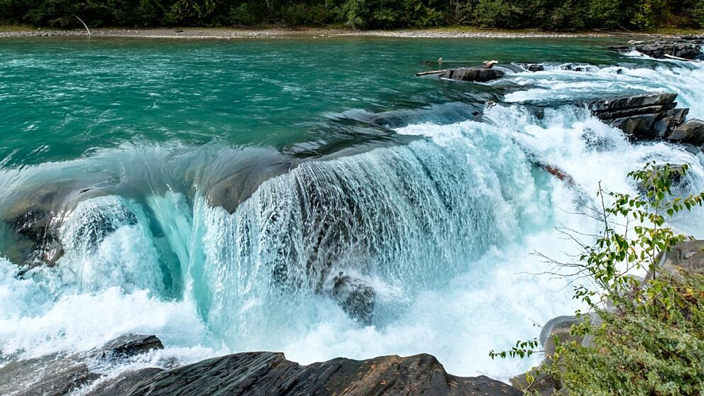 Rearguard Falls Rockies Motorcycle Trip
